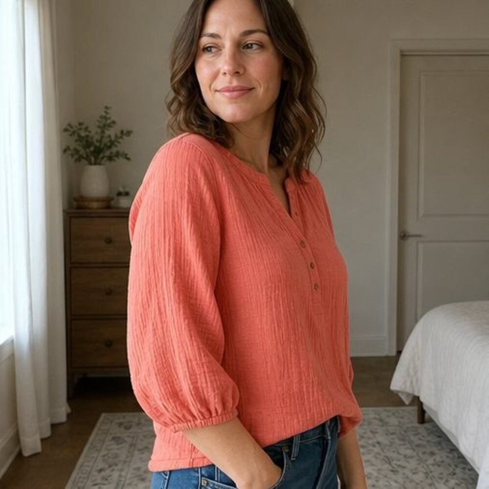 Sage Ruffle Blouse - Picture 3 of 6